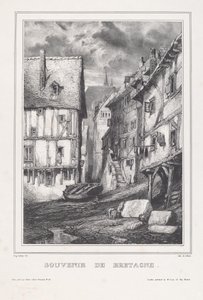 Suvenir fra Bretagne av Eugene Isabey