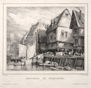 Suvenirer: Suvenir fra Bretagne av Eugene Isabey