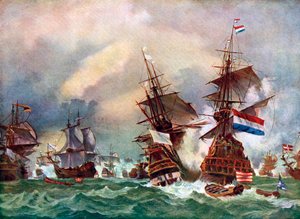 Slaget ved Texel, 1673 c1920.