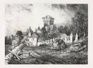 Pittoreske og romantiske reiser i det gamle Frankrike, Auvergne..., 1832. av Eugene Isabey