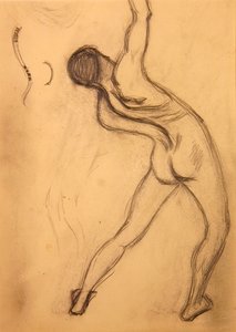 Tegning for skyvevekter av Eugène Jansson