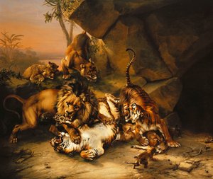 Slaget om tigre og løver,