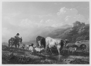 Passerer bekken (gravering)