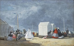 Nærmer seg storm, 1864 av Eugene Louis Boudin