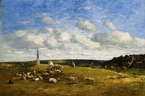 Deauville, 1870-1874 av Eugene Louis Boudin