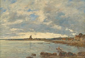 St. Vaast-la-Hougue av Eugene Louis Boudin