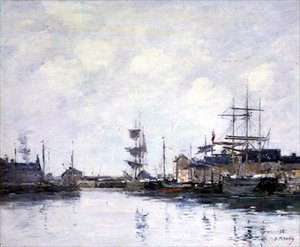 Bassenget ved Fecamp av Eugene Louis Boudin