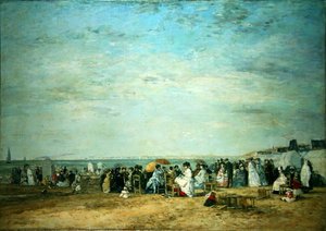Stranda av Eugene Louis Boudin