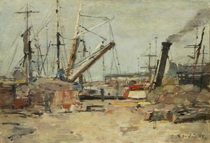 Trålerne, 1885. av Eugene Louis Boudin
