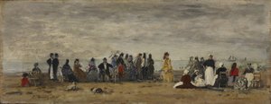 Trouville av Eugene Louis Boudin