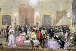 Kveld hjemme hos Dukes of Orleans av Eugene Louis Lami
