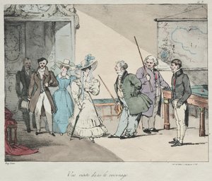 Life of the Chateau: Et besøk i nabolaget av Eugene Louis Lami
