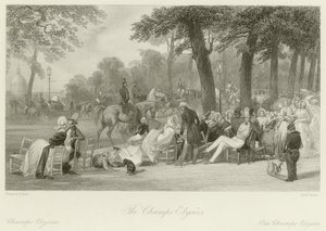 Champs Elysees av Eugene Louis Lami