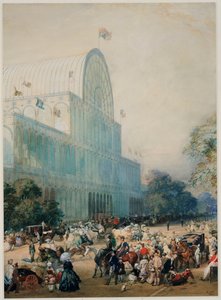 Innvielsen av Crystal Palace, 1851 av Eugene Louis Lami