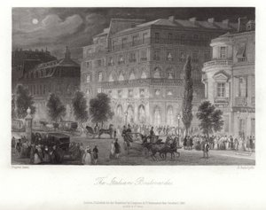 De italienske boulevardene av Eugene Louis Lami