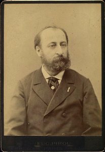 Camille Saint-Saens, fransk komponist, dirigent, organist og pianist, sent på 1800-tallet