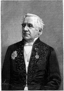 Portrett av baron Felix Hippolyte Larrey (1808-1895), fransk kirurg, medlem av Academy of Sciences og Academy of Medicine av Eugene Pirou