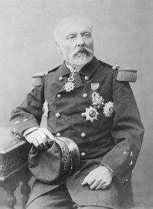 Portrett av Hyacinthe Laurent Théophile Aube av Eugene Pirou