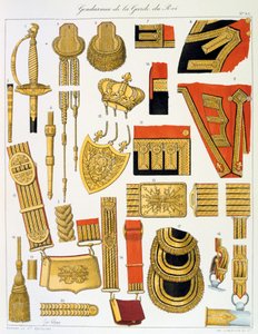 Gendarmer fra Kongens Garde, Insignia av Eugene Titeux