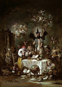 Allegorisk lunefull. The Avarice, 1852