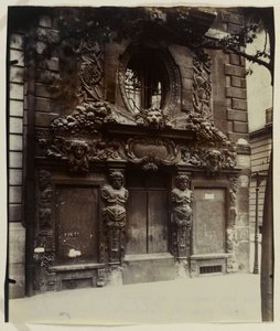 Hôtel de Fieubet eller Hôtel de la Valette (nåværende privat Massillon-etablissement), 2 bis quai des Celestins, 4. arrondissement, Paris (albumtrykk) av Eugène Atget