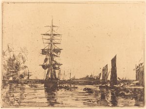 Havutsikt av Eugène Boudin