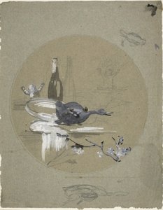 Design for en Kina-plate av Eugène Carrière