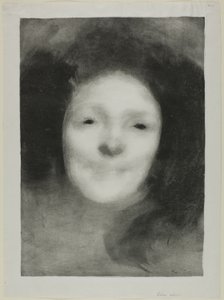 Elise smiler av Eugène Carrière