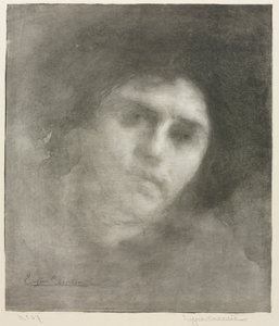 Madame Eugène Carrière (stor tallerken) av Eugène Carrière