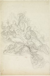 Allegorisk eller mytologisk scene av Eugène Delacroix