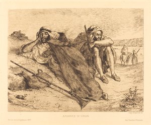 Arabere fra Oran av Eugène Delacroix