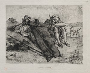 Arabere fra Oran av Eugène Delacroix