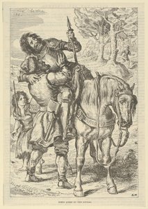 Goetz hjulpet av sigøynerne, etter 1845., etter 1845. av Eugène Delacroix