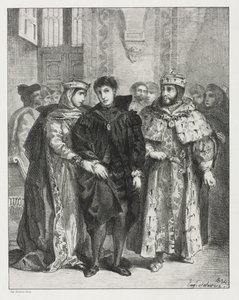 Hamlet av Eugène Delacroix