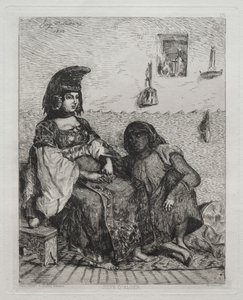 Jødisk kvinne fra Alger av Eugène Delacroix
