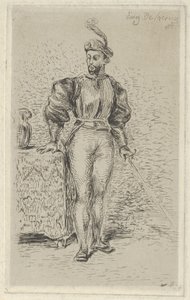 Man at Arms, 1833., 1833. av Eugène Delacroix