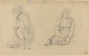 Kvinner fra Alger av Eugène Delacroix