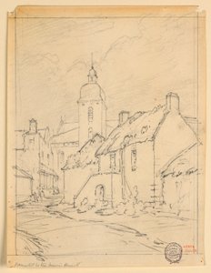 En gate i en by av Eugène Edouard Soulès