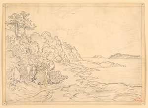 Sea Shore av Eugène Edouard Soulès