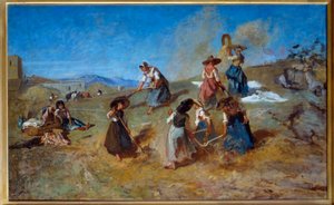 Høstmaleri av Eugene Fromentin (1820-1876) 1875 Søn. 0,78x1,2 m Rouen, Musee des Beaux Arts av Eugène Fromentin