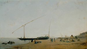 På Nilen, nær Philae, 1871. av Eugène Fromentin