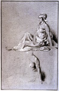 Kvinnestudier, Sahel av Eugène Fromentin