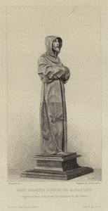 Trefigur av den hellige Frans av Assisi av Alonzo Cano av Eugène Gaujean