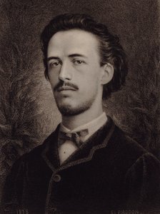 Portrett av komponisten Benjamin Godard 1849-1895, 1878. av Eugène Louis Pirodon