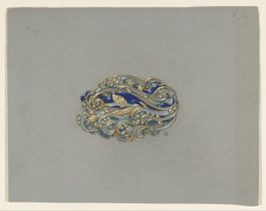 Design for en brosje av Eugene Grasset