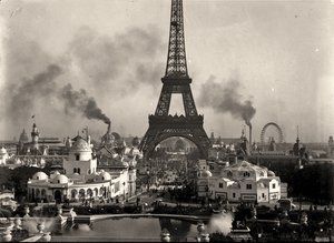 Utsikt over Exposition Universelle, Paris. 1900 av Eugène Trutat