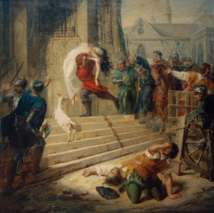 Quasimodo rettet Esmeralda av Eugénie Henry