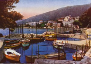 Opatija, nå Opatija i Kroatia: Porticciuolo med utsikt over sørpromenaden (bilde) av European Photographer