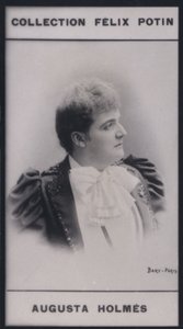 Augusta Holmes (1850-1902) (s/hvitt-bilde) av European Photographer