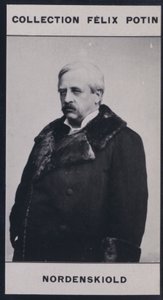 Baron Eric de Nordenskjold (1832-1901) (s/hvitt foto) av European Photographer
